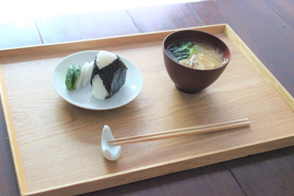 小松菜とお揚げ